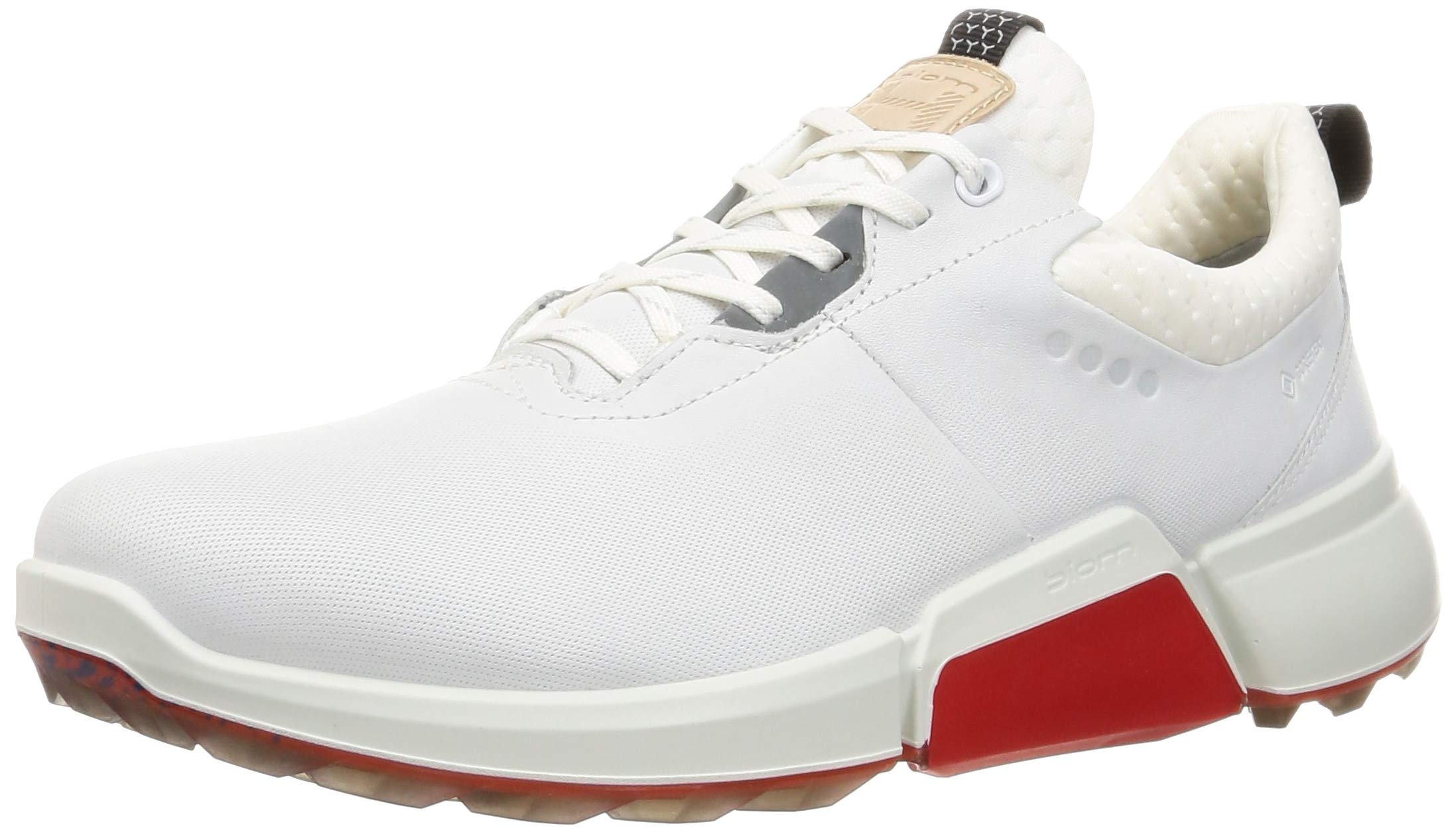 ECCO Biom Hybrid 4 Gore-Tex Waterproof Golf Shoes for Men - Breathable Spiked Golf Footwear for All-Weather Performance on the Course