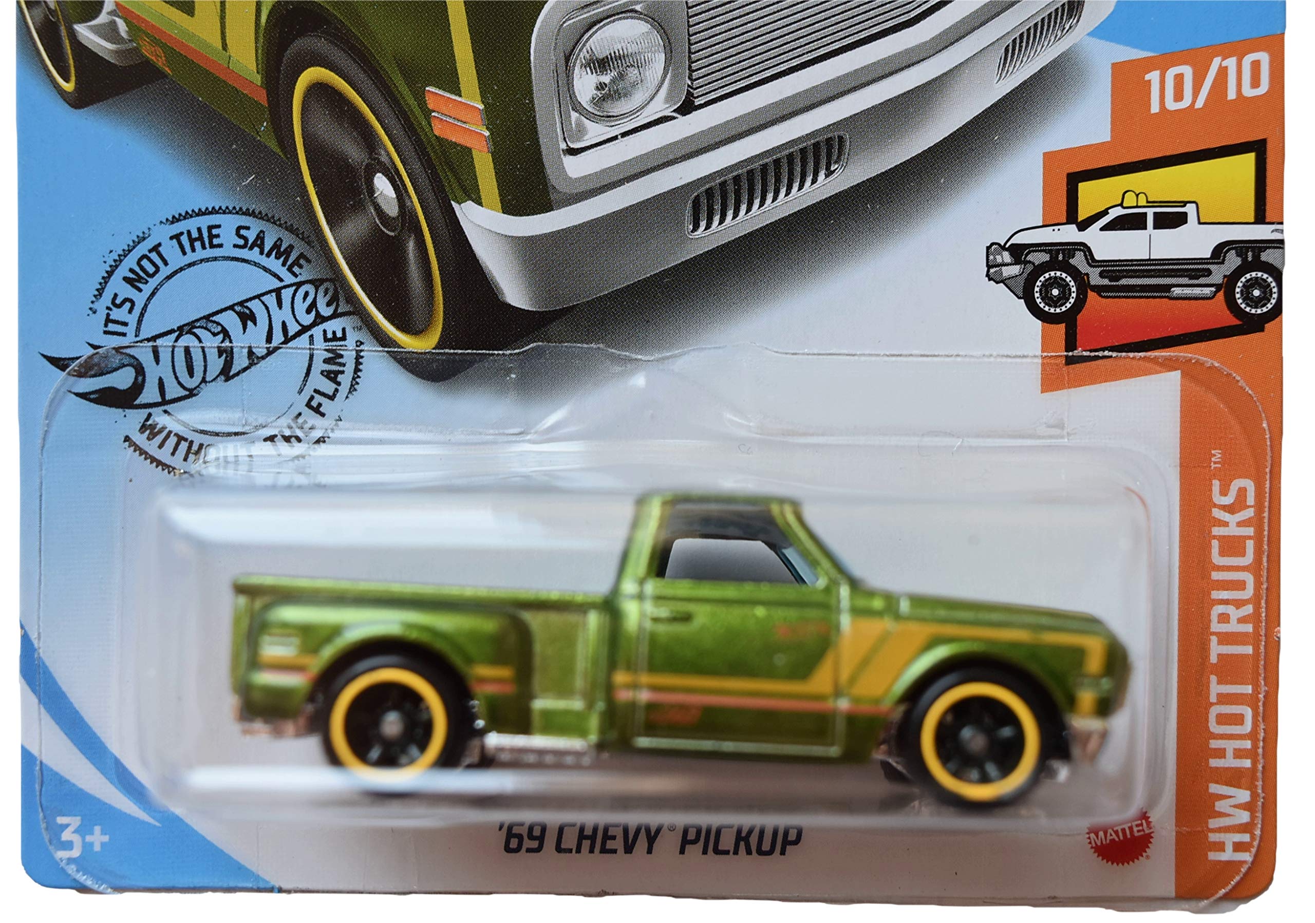 Mattel Hot Wheels Super Treasure Hunt '69 Chevy Pickup 202/250 Limited Edition Die-Cast Car - Rare Collectible Toy for Kids & Adults - Perfect for Display, Gifts, and Car Enthusiast Collections