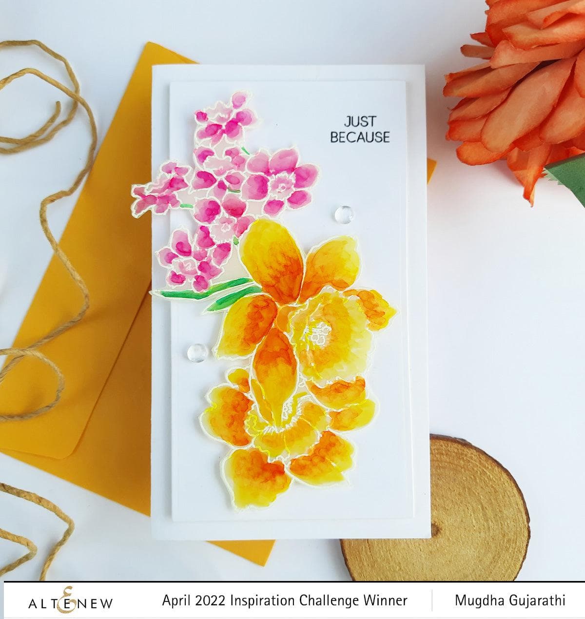 Daffodil Delight Die Set for Card Making & Scrapbooking - Perfect for DIY Garden-Themed Greeting Cards and Craft Projects