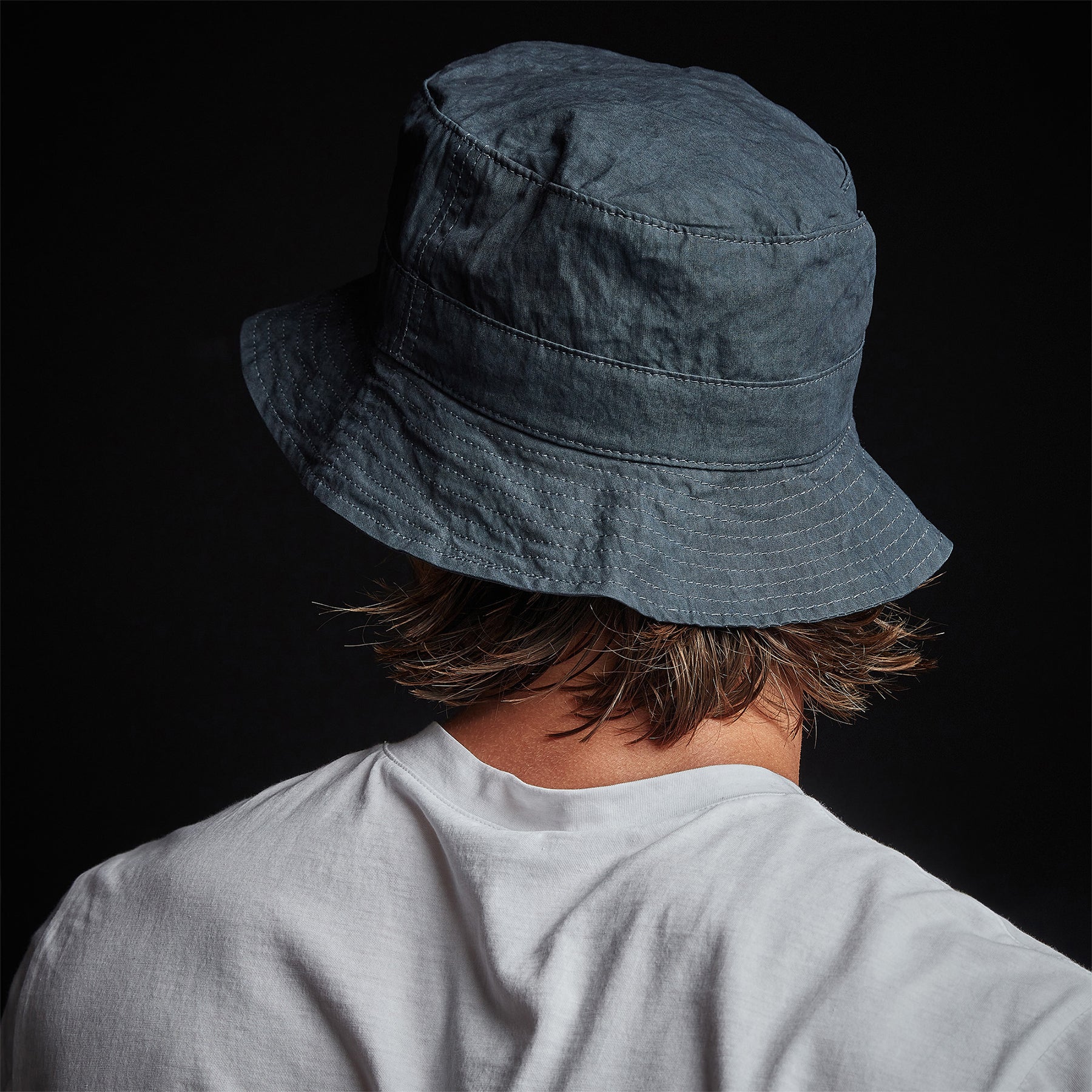 Stylish Cotton Metal Poplin Bucket Hat - Maine Pigment Design | Sun Protection Outdoor Summer Hat for Beach, Hiking & Fashion