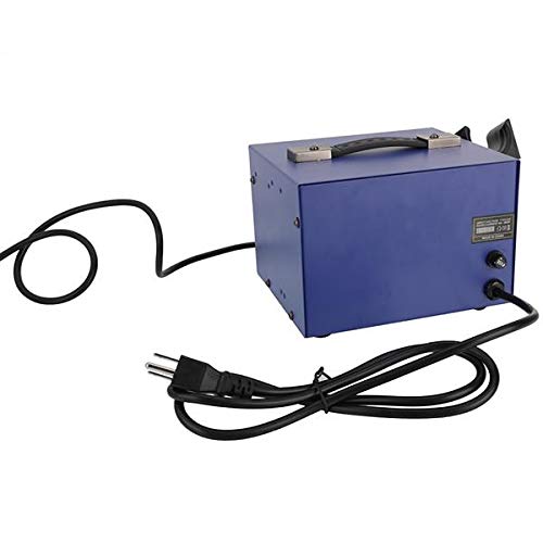 862D 2-in-1 Hot Air Gun and Soldering Station with Digital Display, 5 Solder Tips & IC Extractor - Constant Temperature Welding Tool for Electronics Repair (US Plug, Black) - Perfect for PCB Repair, DIY Projects, and Soldering Work