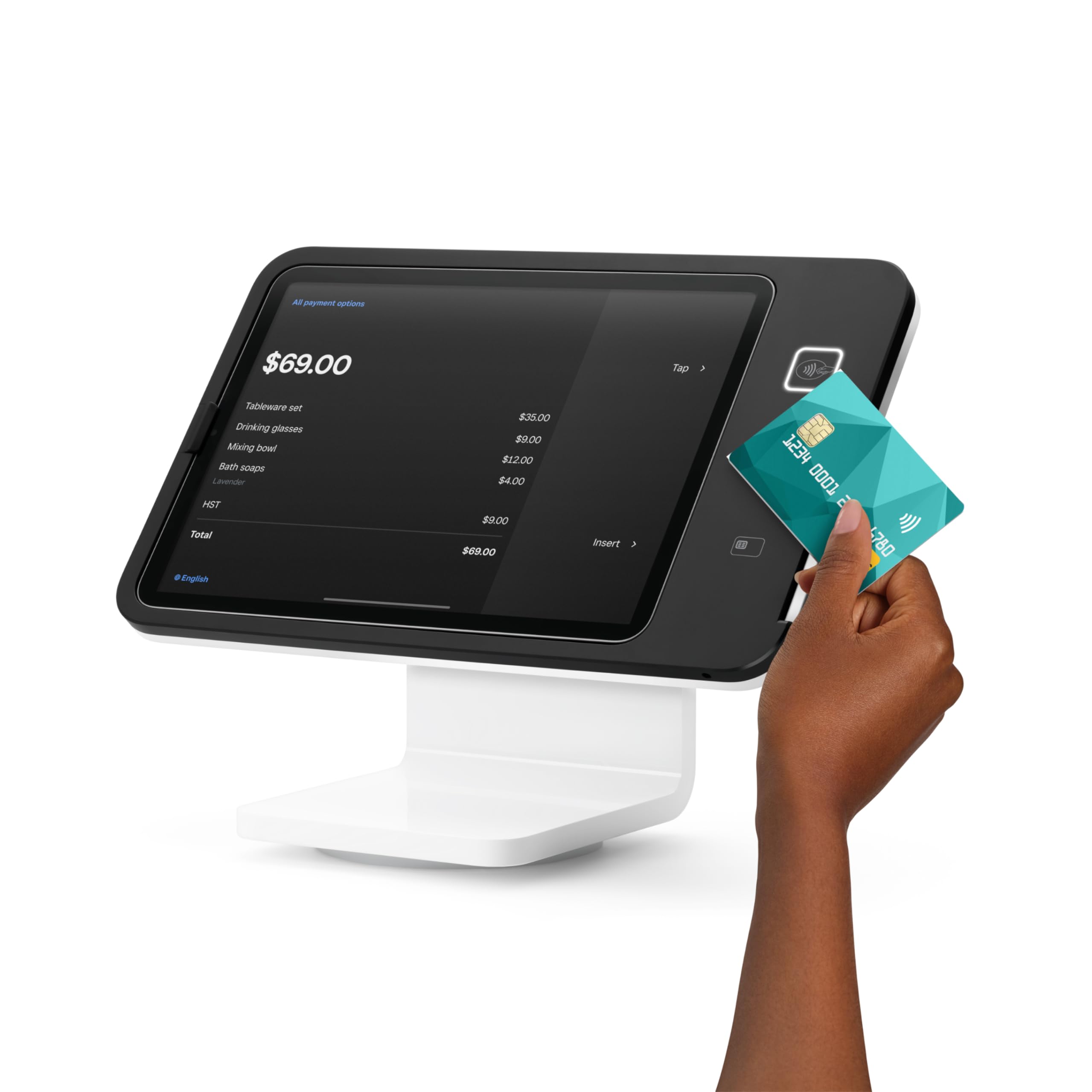 Square Stand 2nd Gen USB-C - Secure & Stylish POS System for iPad - Perfect for Retail, Restaurants & Small Businesses