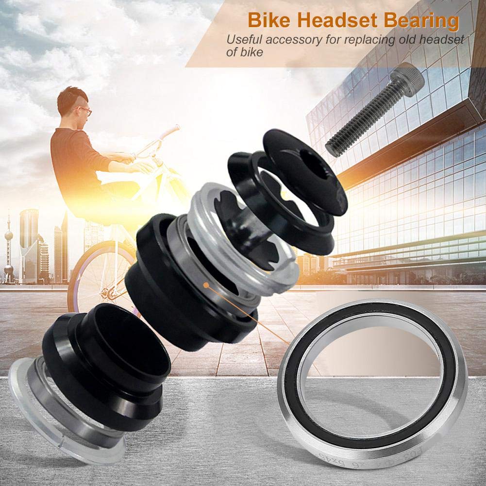 High-Quality Steel Bike Headset Bearings - Durable MTB & Road Bike Replacement Parts - Perfect for Mountain Biking, Commuting & Cycling Maintenance