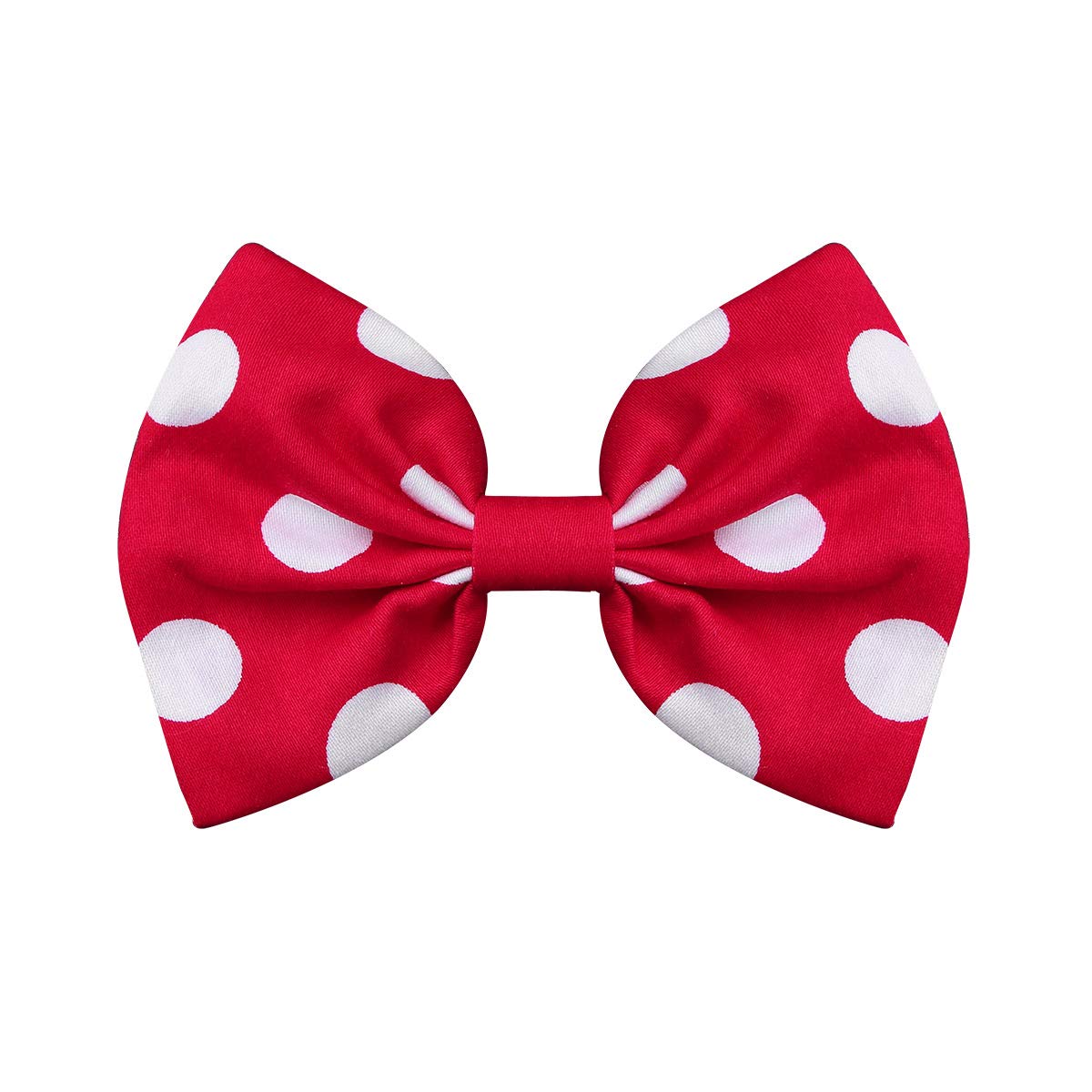 ACSUSS Toddler Girls Cotton Pleated Polka Dot Suspender Skirt Set with Bow Hair Clips - Cute Outfit for Baby Photos, Birthday Parties & Special Occasions