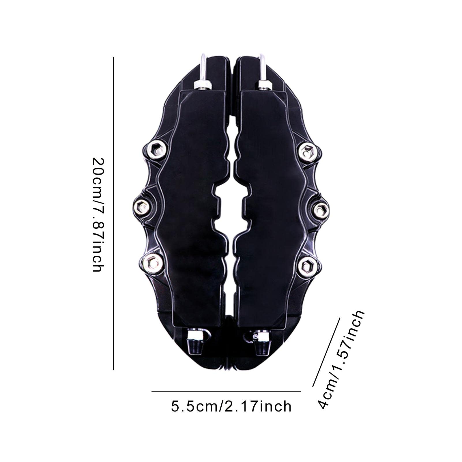 High-Performance Red Brake Caliper Covers - Universal Front & Rear Disc Brake Protectors for Cars, Trucks & SUVs | Enhance Style & Protection for Daily Driving, Racing & Show Cars