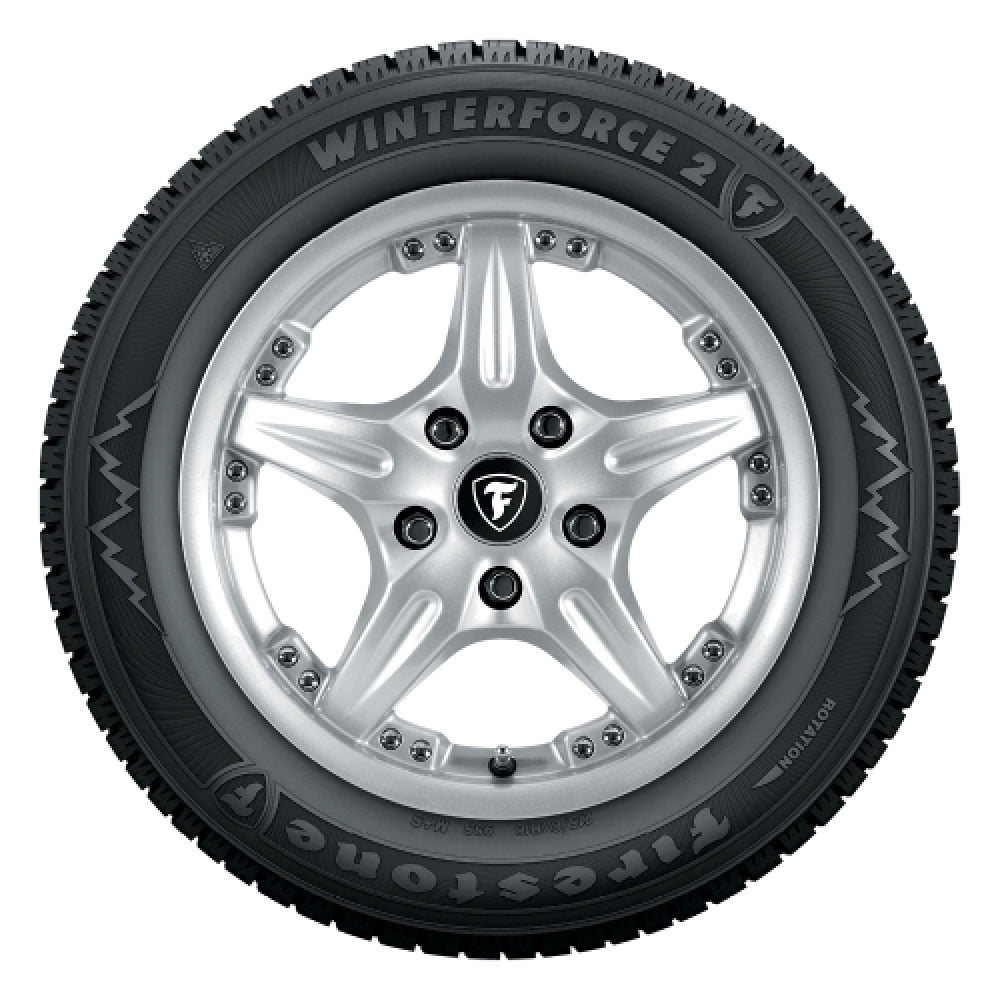 Firestone Winterforce 2 175/65R15 84S Winter Tires - Premium Snow & Ice Traction for Cars, SUVs & Light Trucks | Ideal for Harsh Winter Driving Conditions