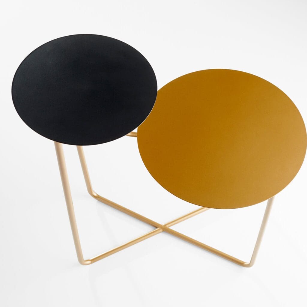 Cyan Design 11229 Déjà Vu Table - Bronze & Black Finish Modern Side Table for Living Room, Bedroom, or Office Decor
