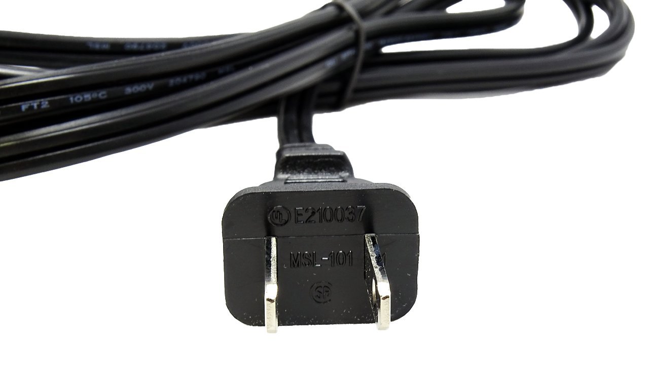 Ultra Spec 6FT Printer Power Cord - Figure 8, Dog Bone & Double Barrel Connectors | Replacement Cable for Printers, Scanners & Office Equipment