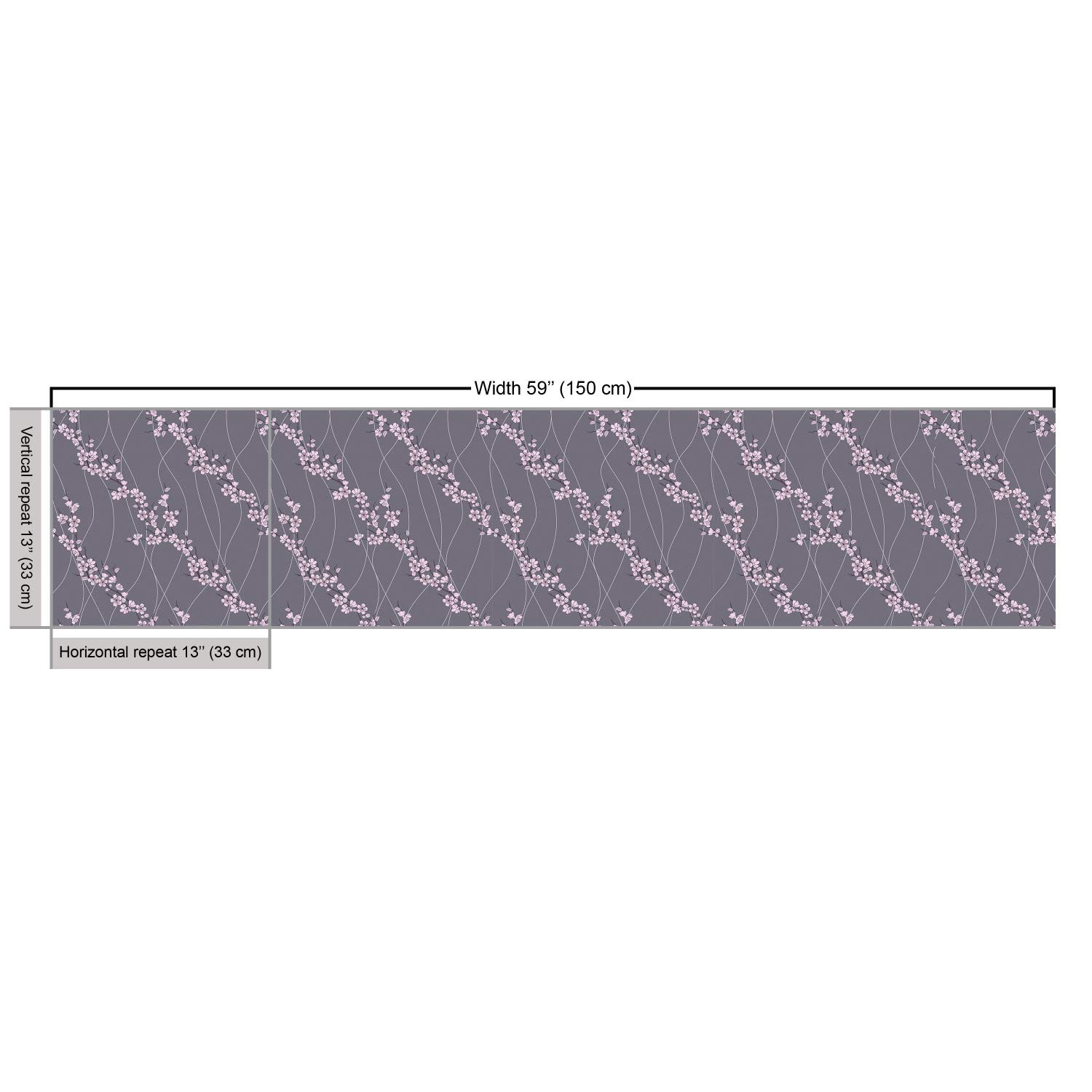 Ambesonne Floral Fabric by The Yard - Japanese Sakura Cherry Blossom Branches Modern Oriental Print, Taupe & Pale Pink Decorative Upholstery Fabric for Sofa, Curtains, Pillows & Home Decor | Perfect for Spring Home Accents & DIY Craft Projects