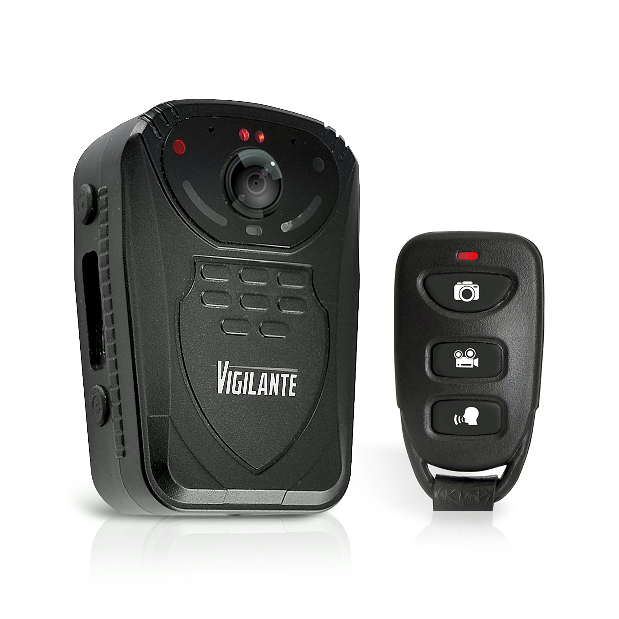 Pyle Updated Wireless Security Camera with Night Vision, 16GB Memory & LCD Display - Compact, Rechargeable, Splash Proof for Home, Office & Police Surveillance - Audio Video Recording Outdoor/Indoor Use