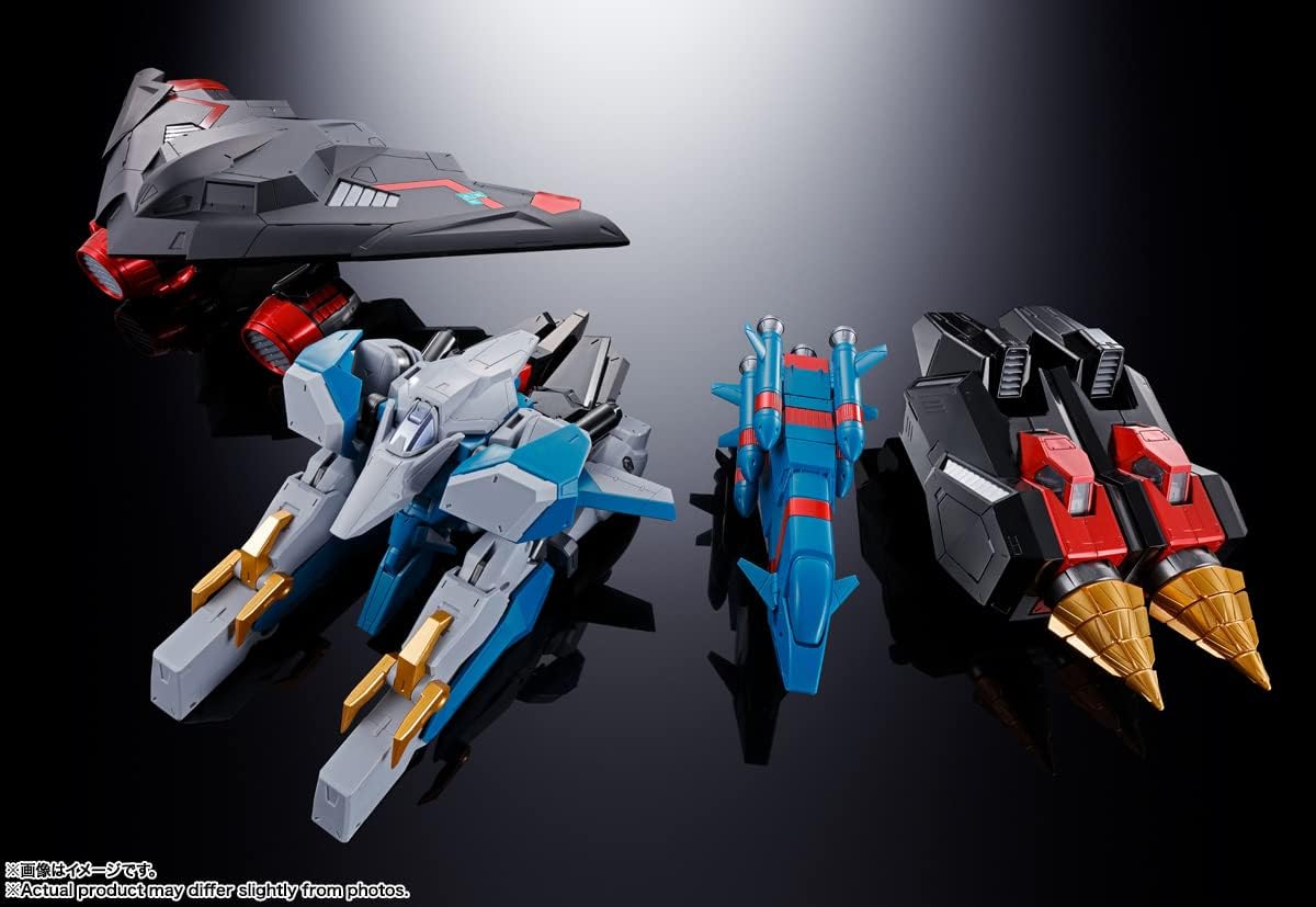 Bandai Soul of Chogokin GX-104 GaoFighGar Action Figure - The King of Braves GaoGaiGar Collectible Robot Toy for Display & Play | Perfect for Anime Fans & Model Collectors