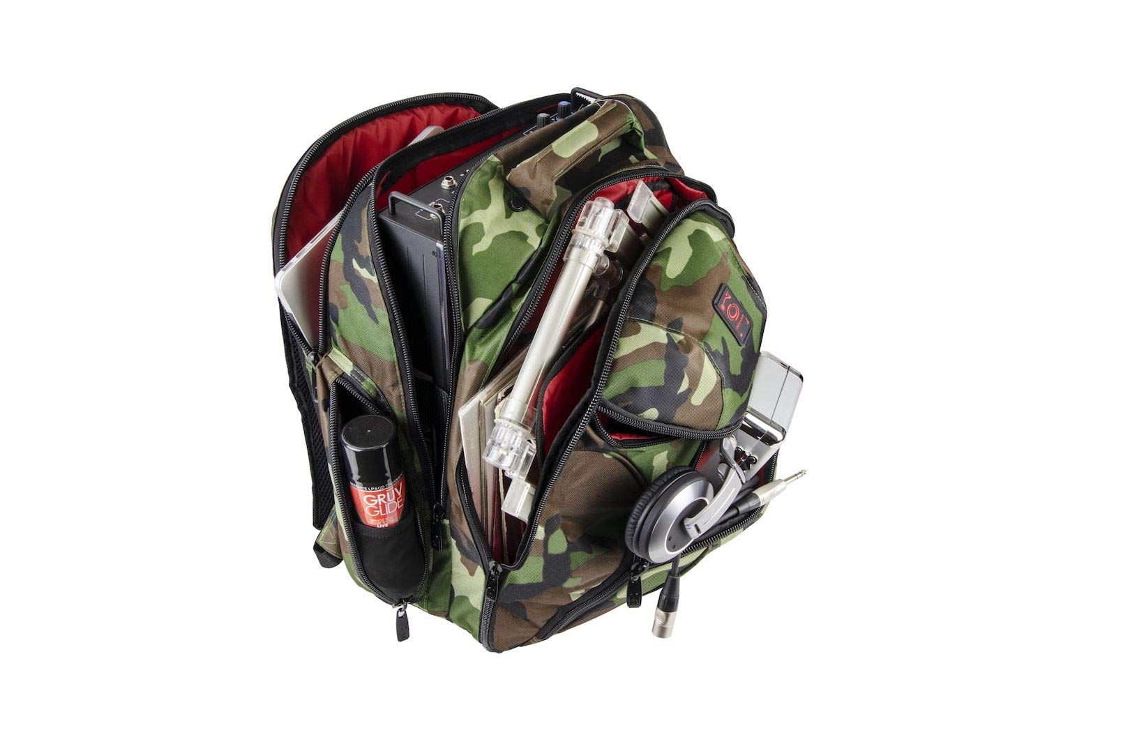 ODYSSEY Backspin 2 Digital Gear Backpack - Green Camouflage Waterproof Golf Bag for Men & Women - Perfect for Golf Courses, Travel & Outdoor Sports
