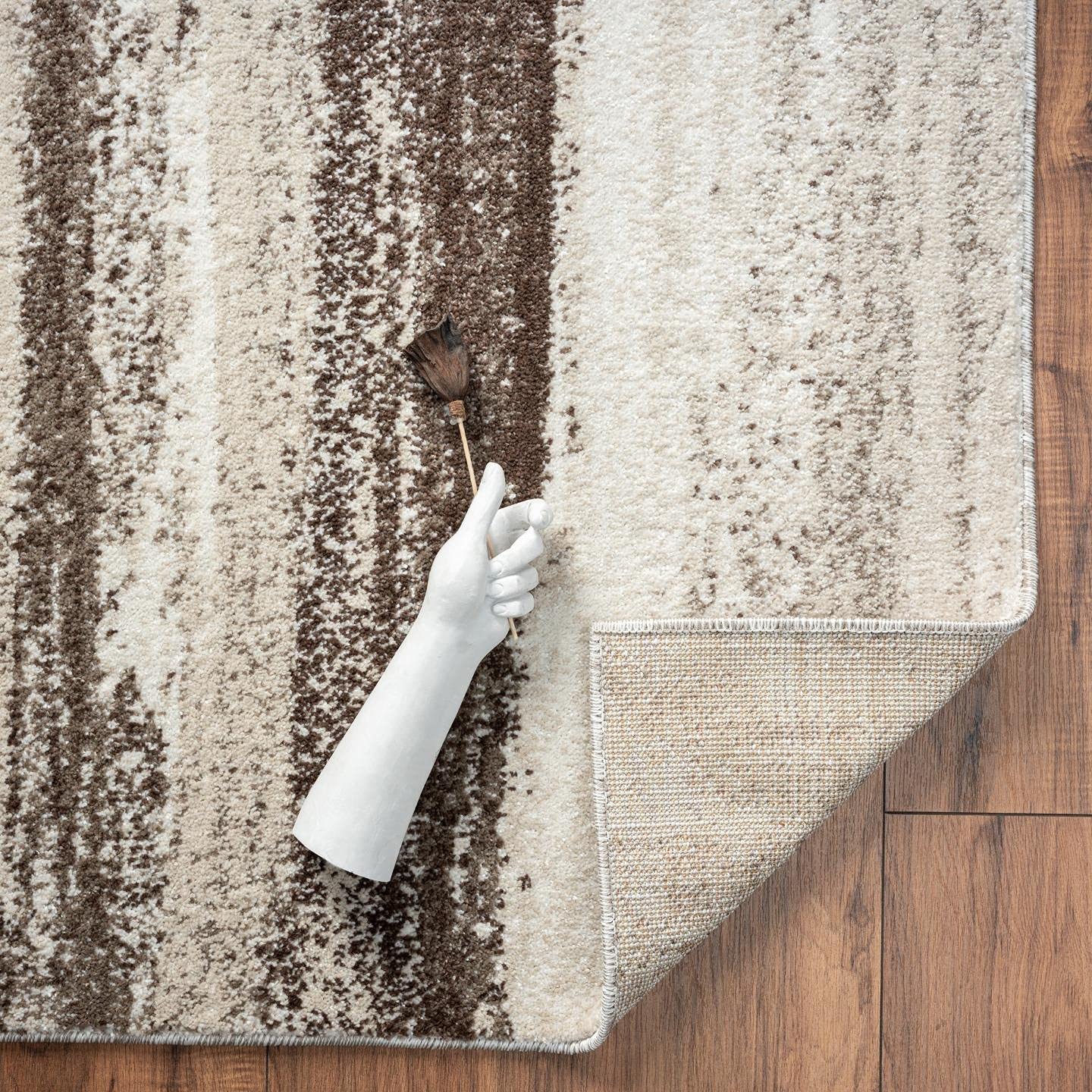 Modern Stain-Resistant Brown Area Rug 8x10 by LUXE WEAVERS - Perfect for Living Room, Bedroom & Office Decor