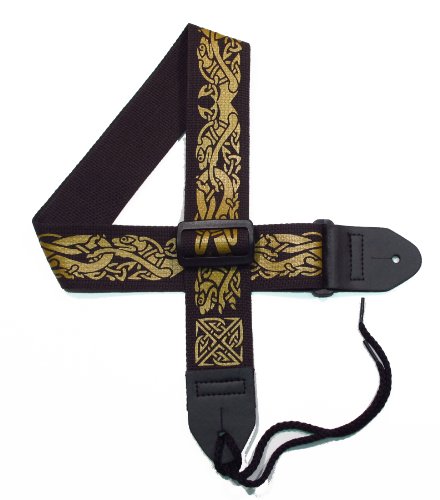 3 Gold on Dark Brown