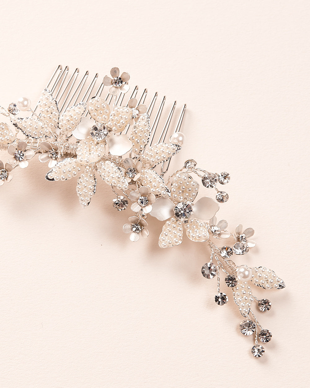 Willow Pearl Headpiece - Elegant Floral Hair Accessory for Weddings, Parties & Special Occasions | Perfect for Brides, Bridesmaids & Boho Fashion