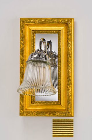 ST-MER-GD Traditional Wall Sconce Light Fixture - Meridian Gold Finish - Vintage Home Decor for Living Room, Bedroom & Hallway Lighting