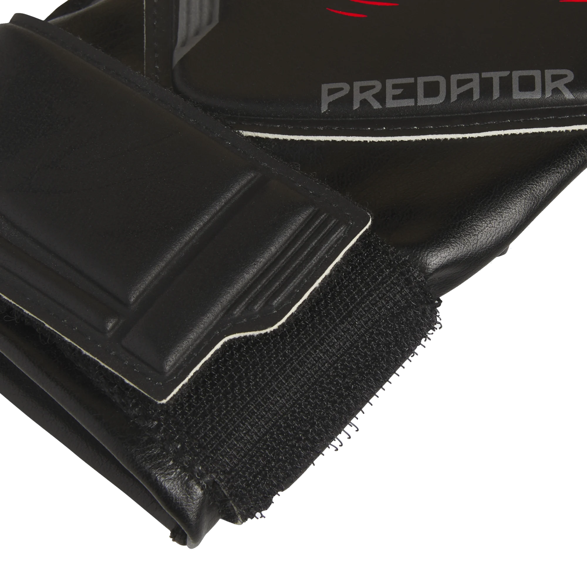 Adidas Jr. Predator Training Goalkeeper Gloves - Youth Soccer Goalie Gloves for Boys & Girls (Black/Lucid Red) - Perfect for Practice, Training & Match Play