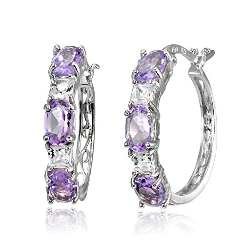 Amethyst & White Topaz