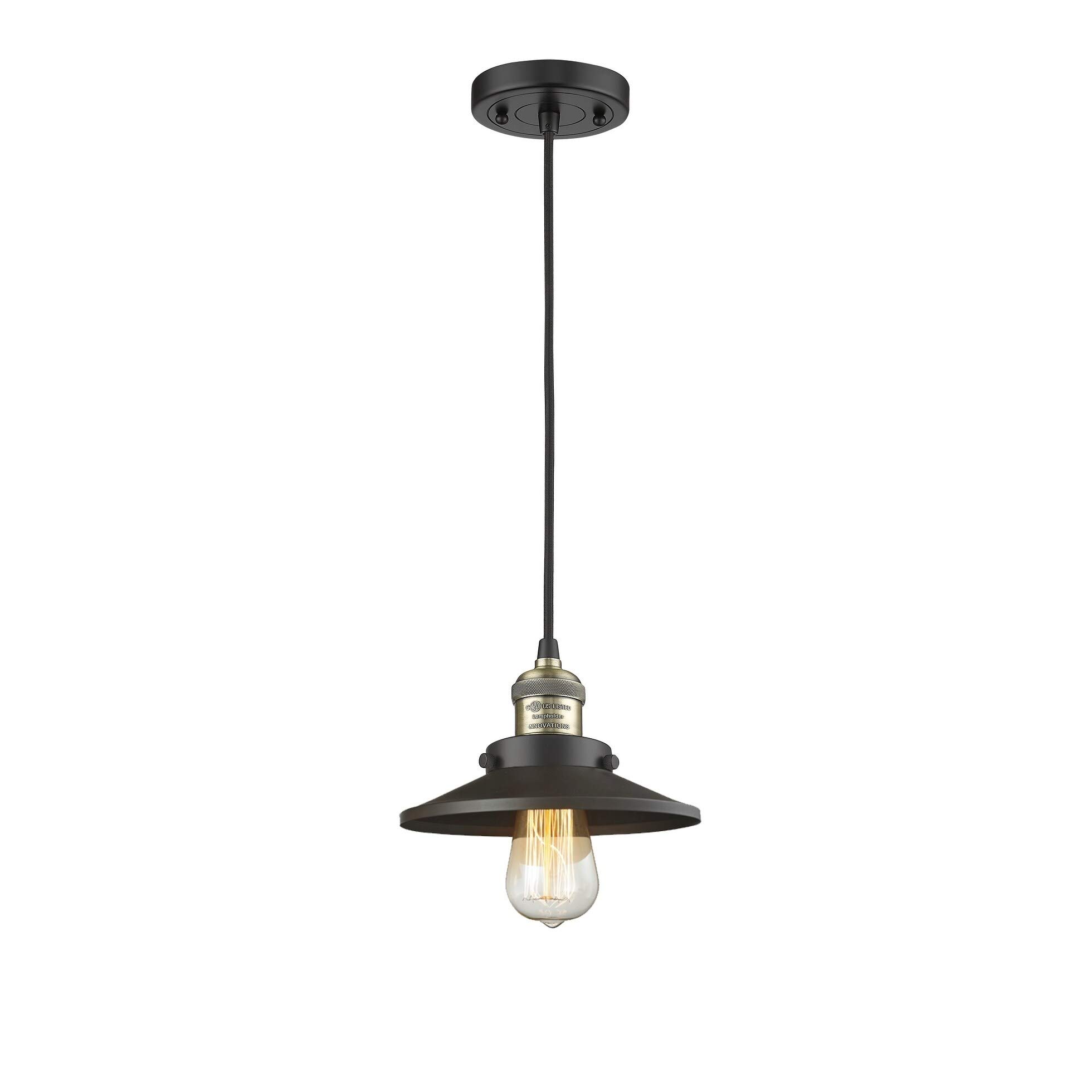 Innovations INNO201C-SN-M2-LED Mini Pendant Light - Modern LED Ceiling Fixture in Pewter, Nickel & Silver - Perfect for Kitchen Island, Dining Room or Bedroom Lighting