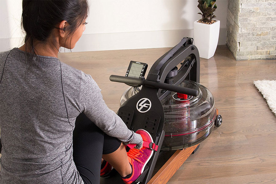 Life Fitness HX Row Trainer Water Rower - Premium Home Gym Equipment for Full-Body Workout | Perfect for Cardio Training, Strength Building & Indoor Rowing Exercises