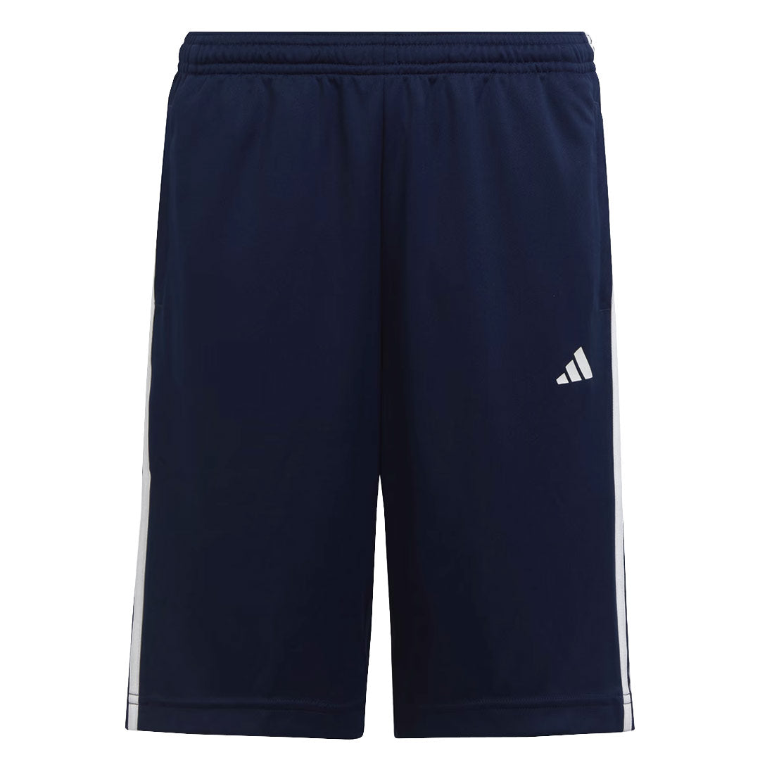 adidas Kids' Essentials Aeroready 3 Stripes Shorts - Junior Athletic Comfort for Boys & Girls - Perfect for Sports, Gym & Casual Wear (IC5668)
