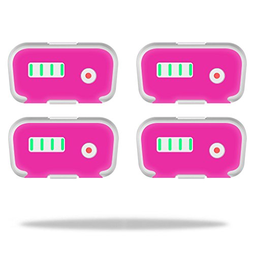 DJI Phantom 3 Battery Skins (4-Pack) - Hot Pink Chevron Vinyl Wrap Cover Stickers | Protective Decorative Skins for DJI Drone Batteries | Perfect for Personalization, Protection & Style Enhancement