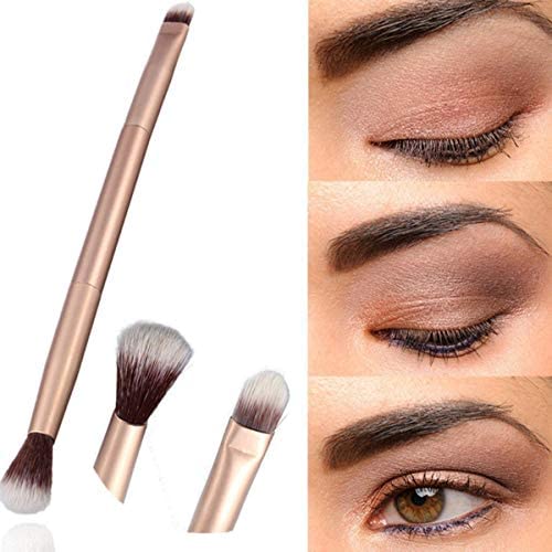 Professional MeeTo Double Ended Eyeshadow Brush Pen - 2-in-1 Makeup Brush for Blending & Precision Application | Perfect for Travel, On-the-Go Touch Ups & Professional Makeup Kits