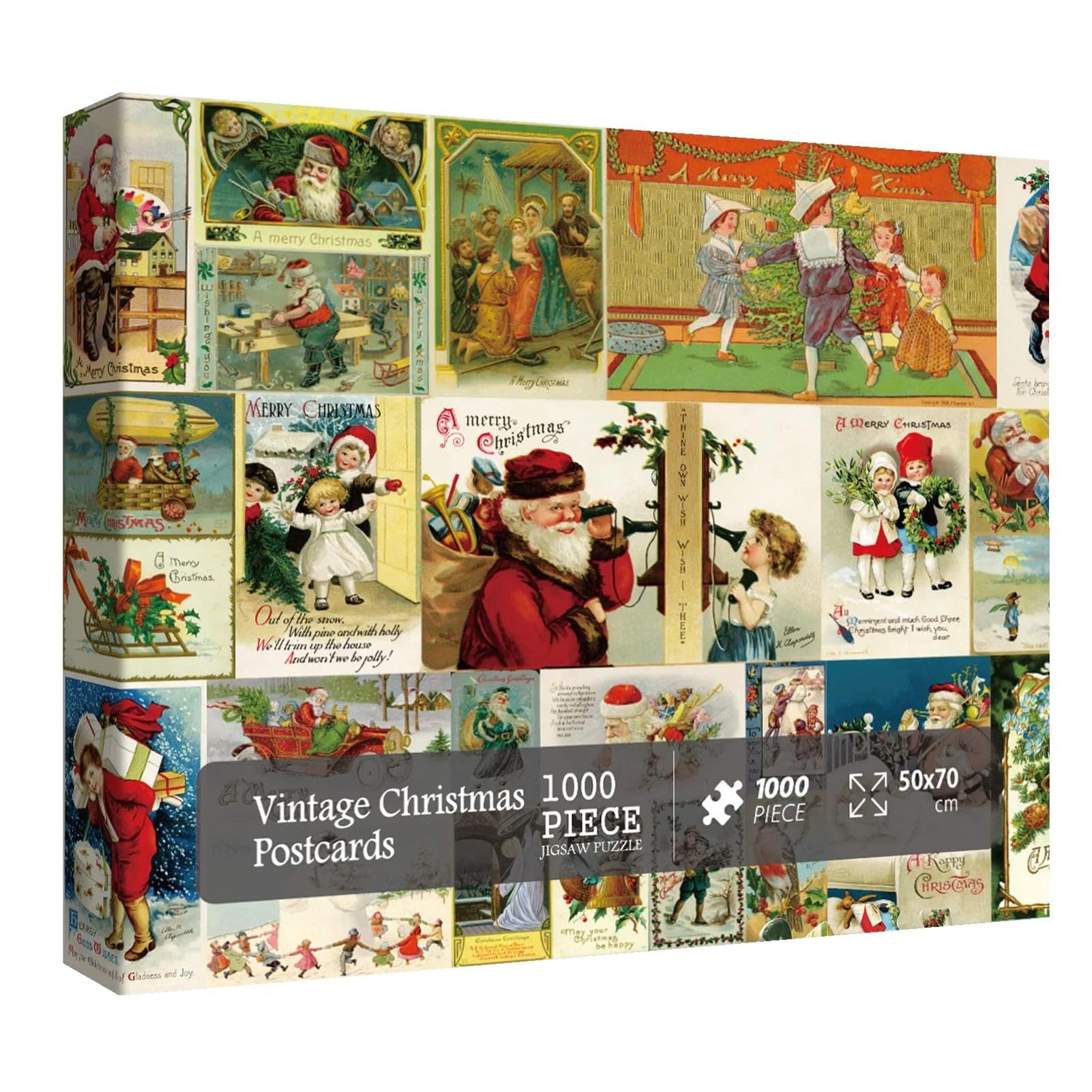 2024 Christmas Advent Calendar Puzzle - 1000 Piece Countdown Puzzle for Adults & Family Game Night - Holiday Party Activity, Gift for Puzzle Lovers (Perfect for Christmas Decor, Family Bonding & Cozy Winter Evenings)