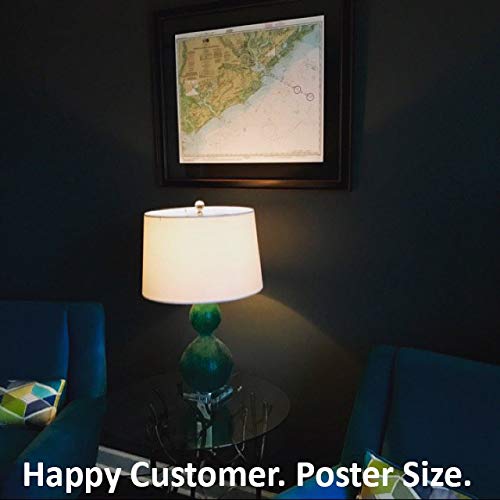 Handmade Framed Nautical Map of Buzzards Bay Massachusetts - Premium Wall Art Decor for Coastal Homes, Offices & Beach Houses | USA Made Marine Chart Poster