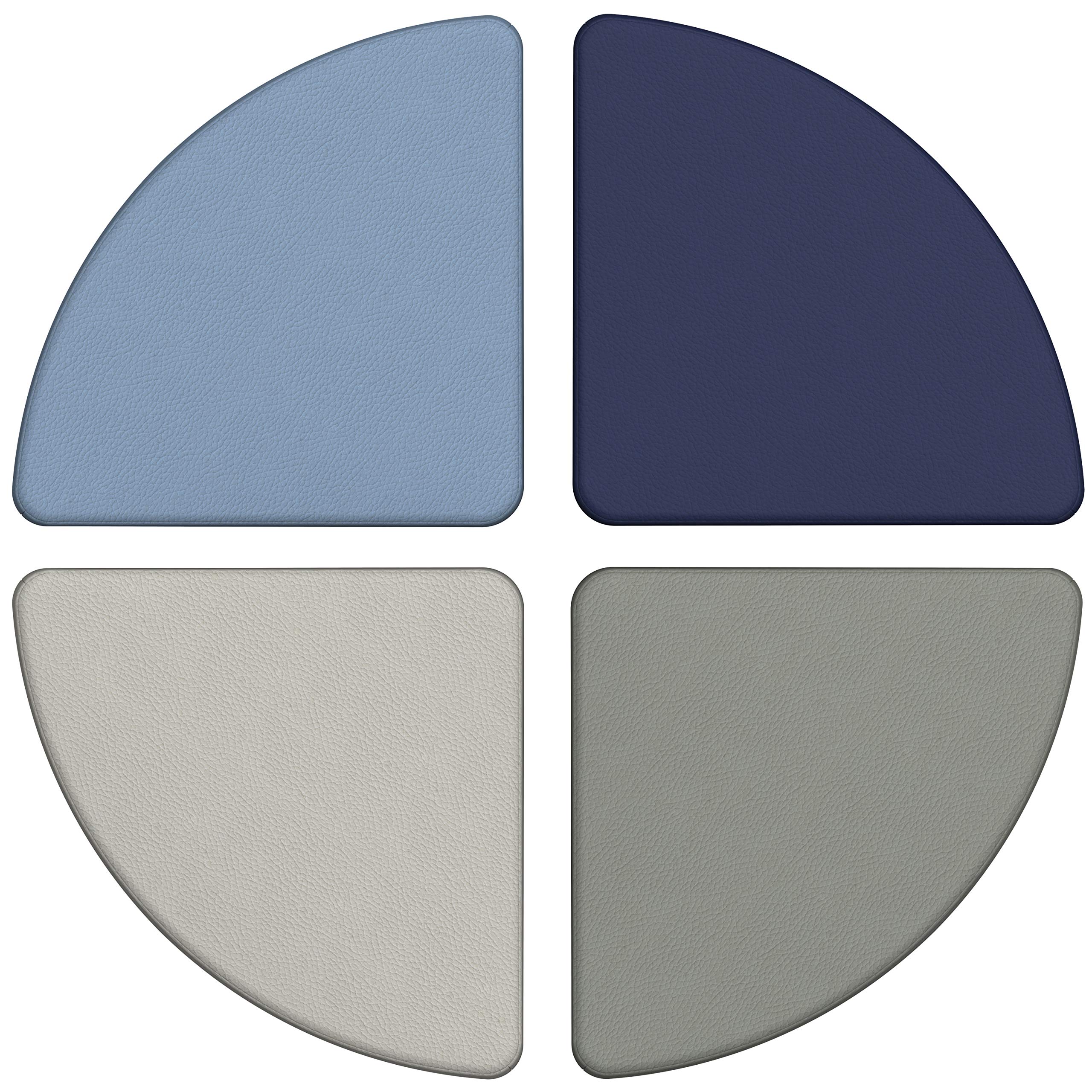 SoftScape Pie Ottoman 12