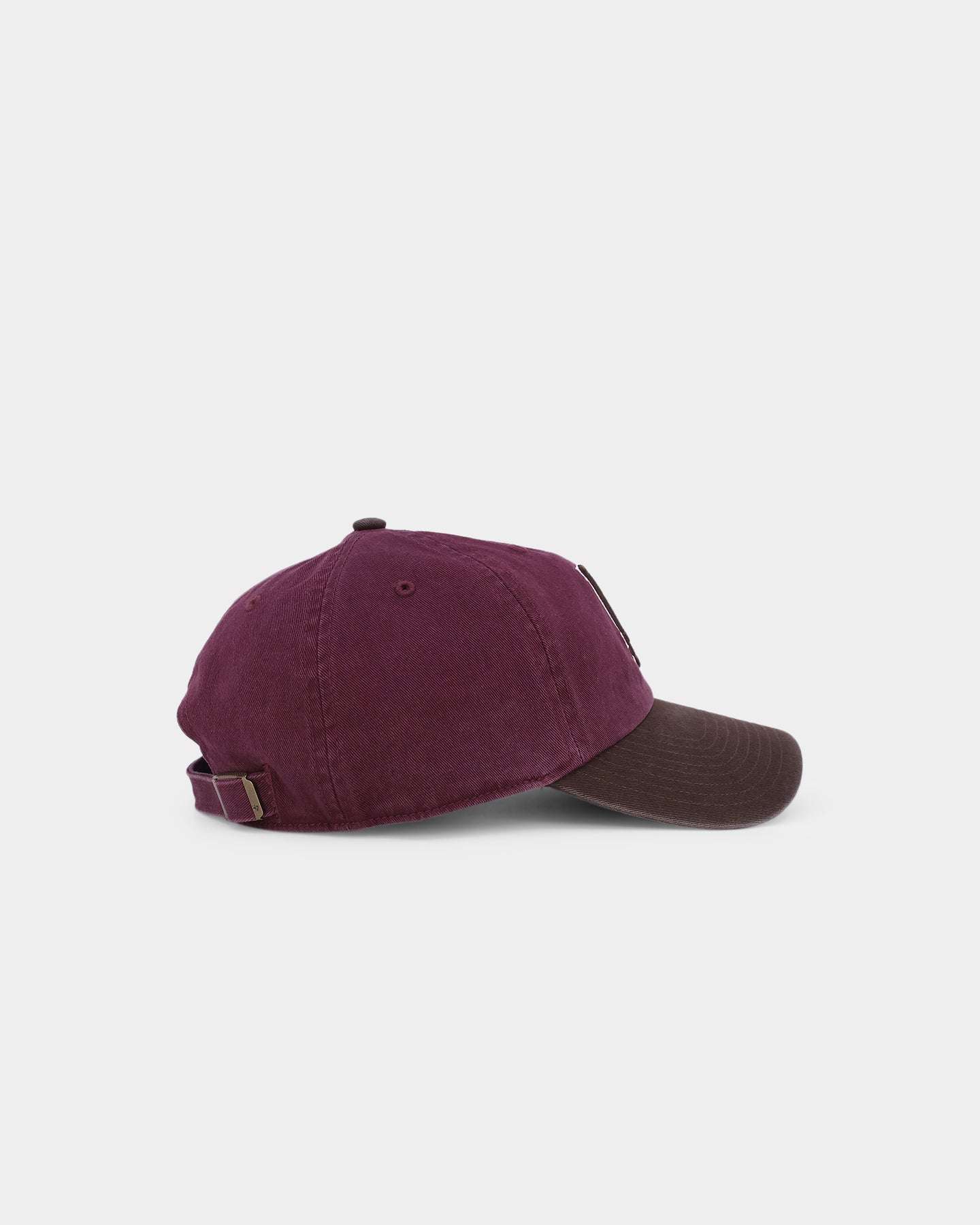 47 Brand Los Angeles Dodgers 'Bacon Me Crazy' Snapback Hat - Dark Maroon/Brown Adjustable Baseball Cap for Men & Women - Perfect for Game Day, Sports Events & Casual Wear