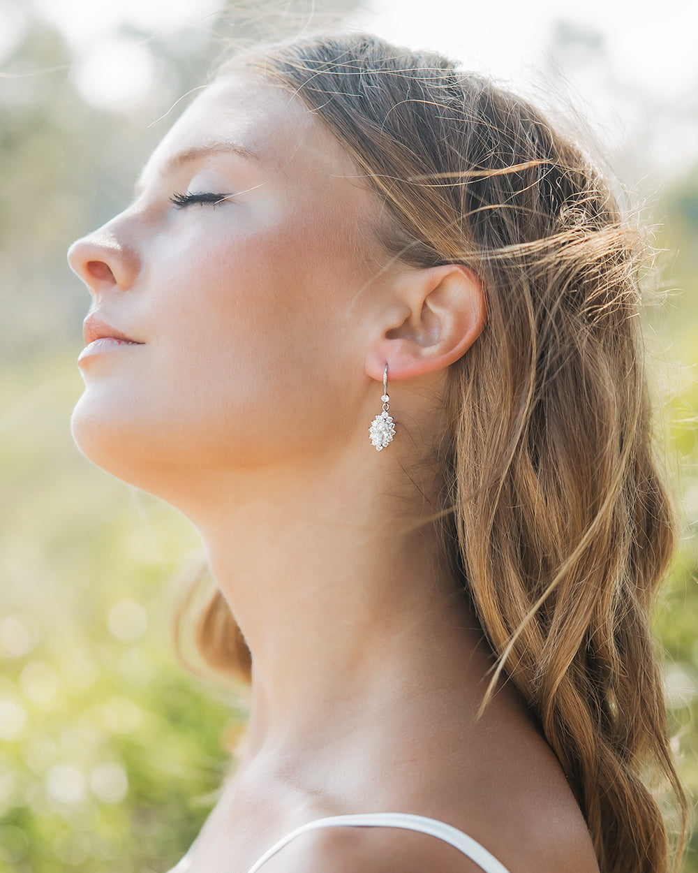 Darby CZ Stud Earrings - Sparkling Cubic Zirconia Earrings for Women, Hypoallergenic & Tarnish-Free, Perfect for Everyday Wear, Parties & Special Occasions