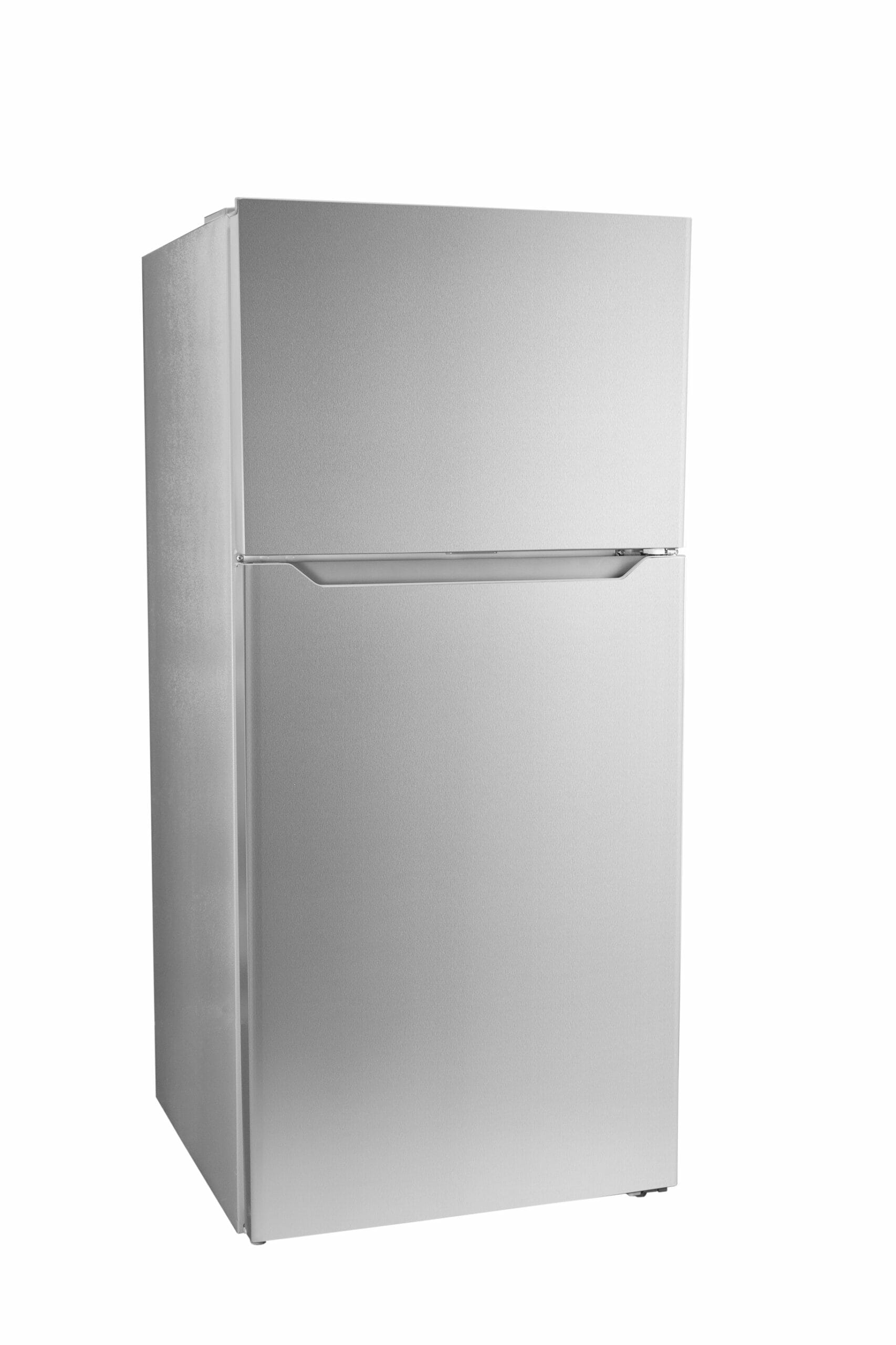 Danby DFF142E1SSDB 14.2 cu. ft. Compact Refrigerator - Stainless Steel Top Freezer Apartment Fridge for Small Spaces, Dorms & Studio Kitchens