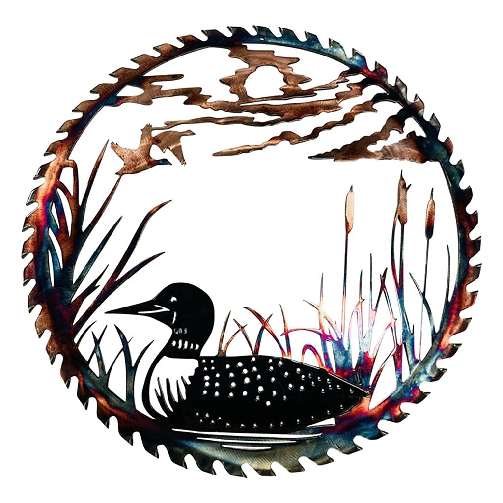 Yeahii Metal Wall Art Decor - Duck Bird Sculpture Hanging for Living Room, Bedroom, Bathroom - Indoor Outdoor Garden Decor - Perfect for Farmhouse, Rustic & Modern Home Decor Styles