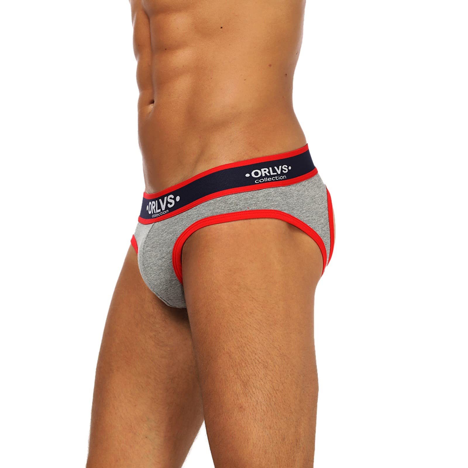 **Siqqal Men's Low Waist Cotton Comfortable Sexy U-Double D Hollow Underwear – Breathable & Soft for Daily Wear, Gym, and Active Lifestyles**