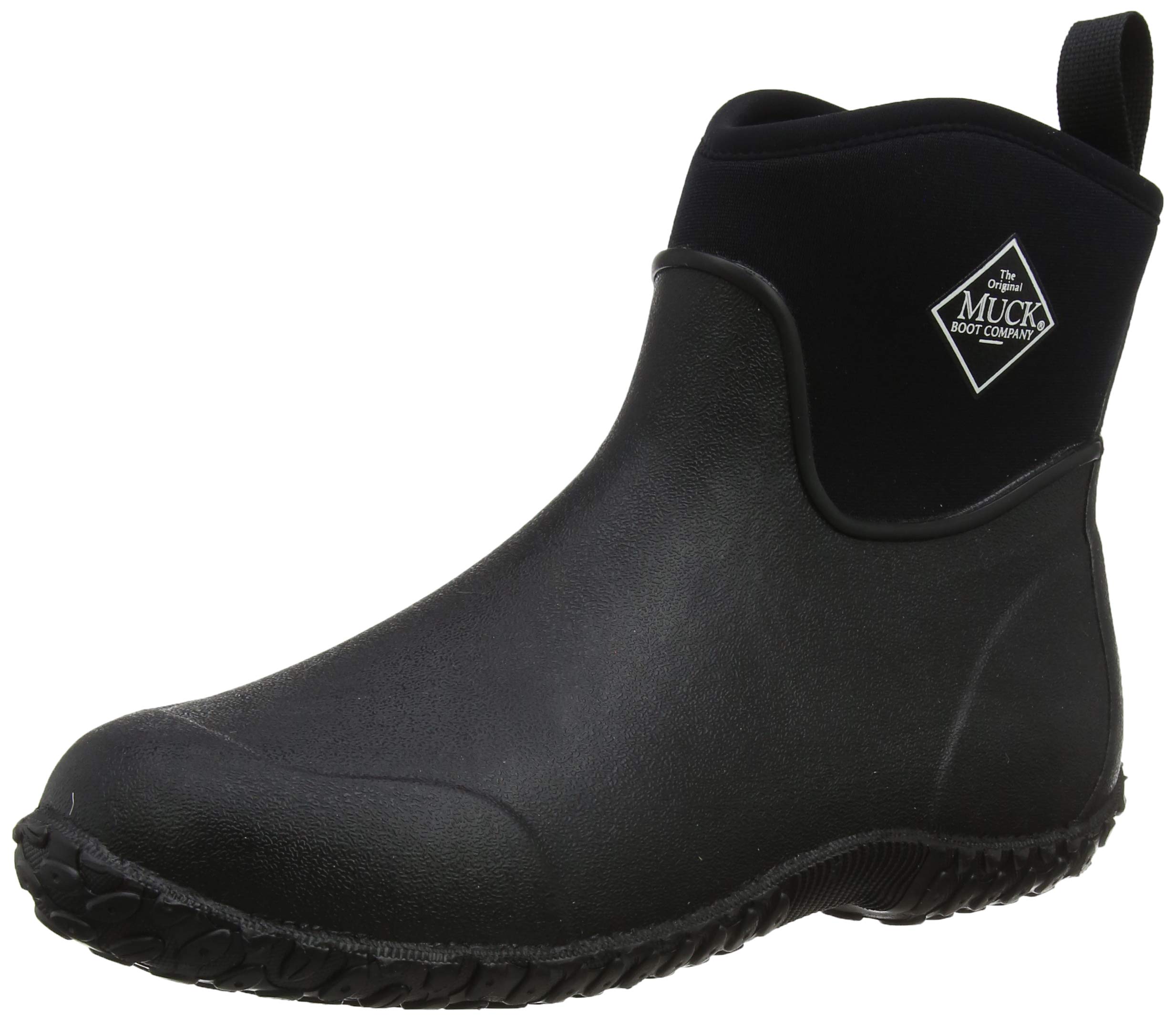 Muck Boots Kid's Muckster Ankle Boot - Waterproof Rubber Rain Boots for Boys & Girls, Black - Perfect for Outdoor Play, Puddle Jumping & Farm Activities