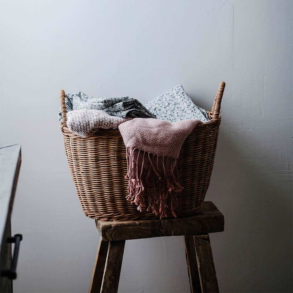 Handwoven Rattan Catchall Basket - Stylish Home Decor for Keys, Jewelry & Essentials | Perfect for Entryway, Bathroom & Bedroom Organization