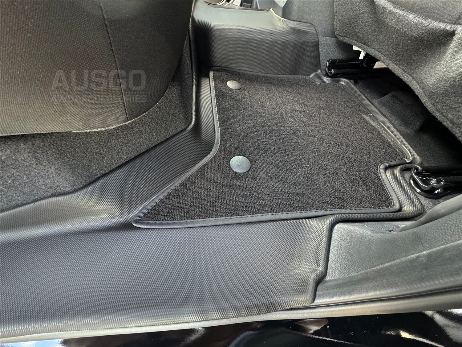 Premium Double Layer All-Weather Car Floor Mats & Door Sill Protectors for Volkswagen Amarok Next Gen NF Dual Cab (2023-Present) - Heavy Duty Protection for Mud, Snow, Sand & Spills - Perfect for Off-Road Adventures & Daily Commuting