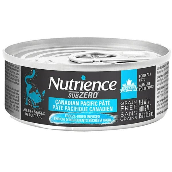 Nutrience SubZero Canadian Pacific Pate Canned Cat Food - Grain-Free, High-Protein Wet Cat Food for All Life Stages - Perfect for Indoor Cats & Picky Eaters