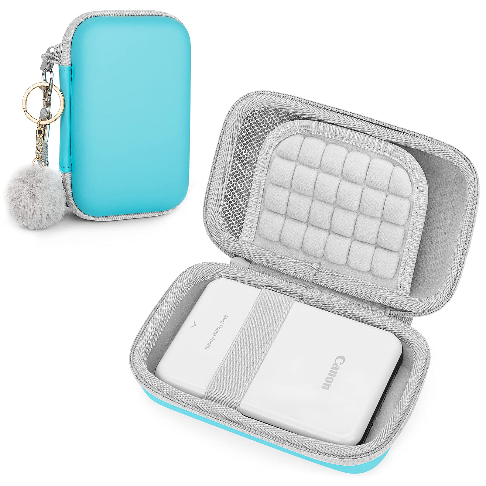Protective Hard Travel Case for Canon Ivy Mini Photo Printer & CLIQ 2+2 Instant Camera - Durable Blue Cover | Perfect for Vacation, Road Trips & Photo Storage
