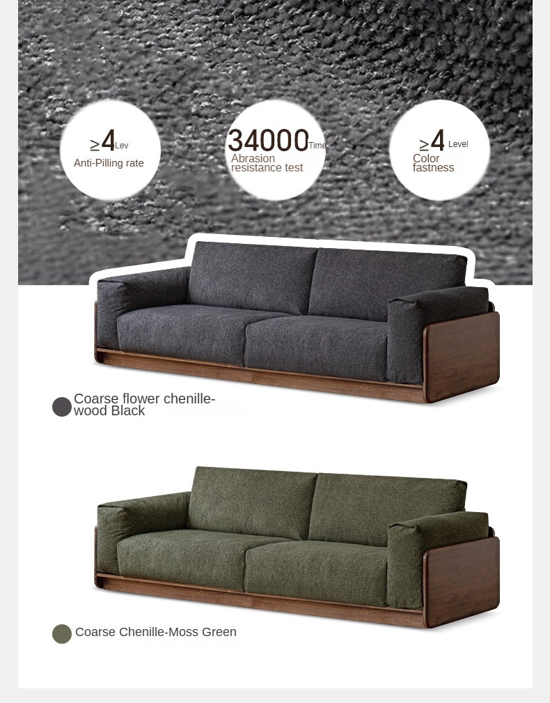 Premium Black Walnut Solid Wood Italian Style Luxury Furniture - Perfect for Modern Living Rooms, Bedrooms & Office Spaces