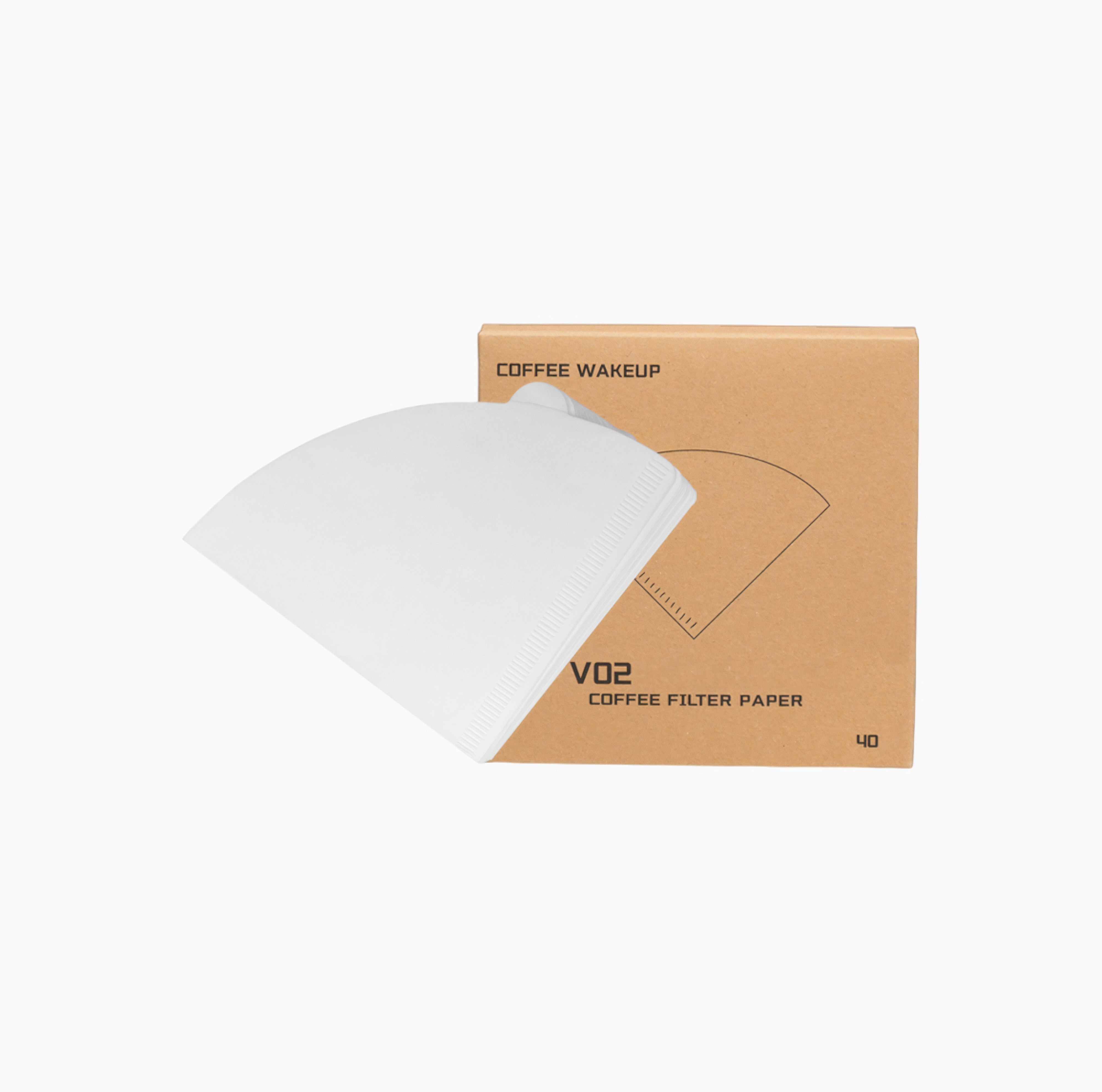 Premium Japanese V60 Hanging Ear Drip Coffee Filter Papers - 100 Count, Unbleached Natural for Pour Over Brewing - Perfect for Home Baristas & Coffee Enthusiasts