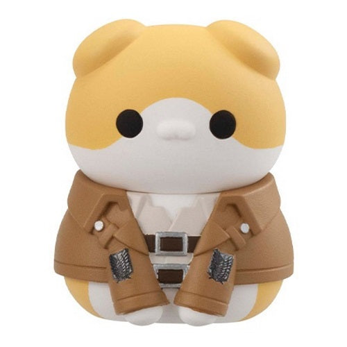 Attack On Titan Scout Regiment Nyan Mega Cat Megahouse 1 Inch Mini Figure - Cute Anime Collectible for Fans, Display Shelf & Desk Decor