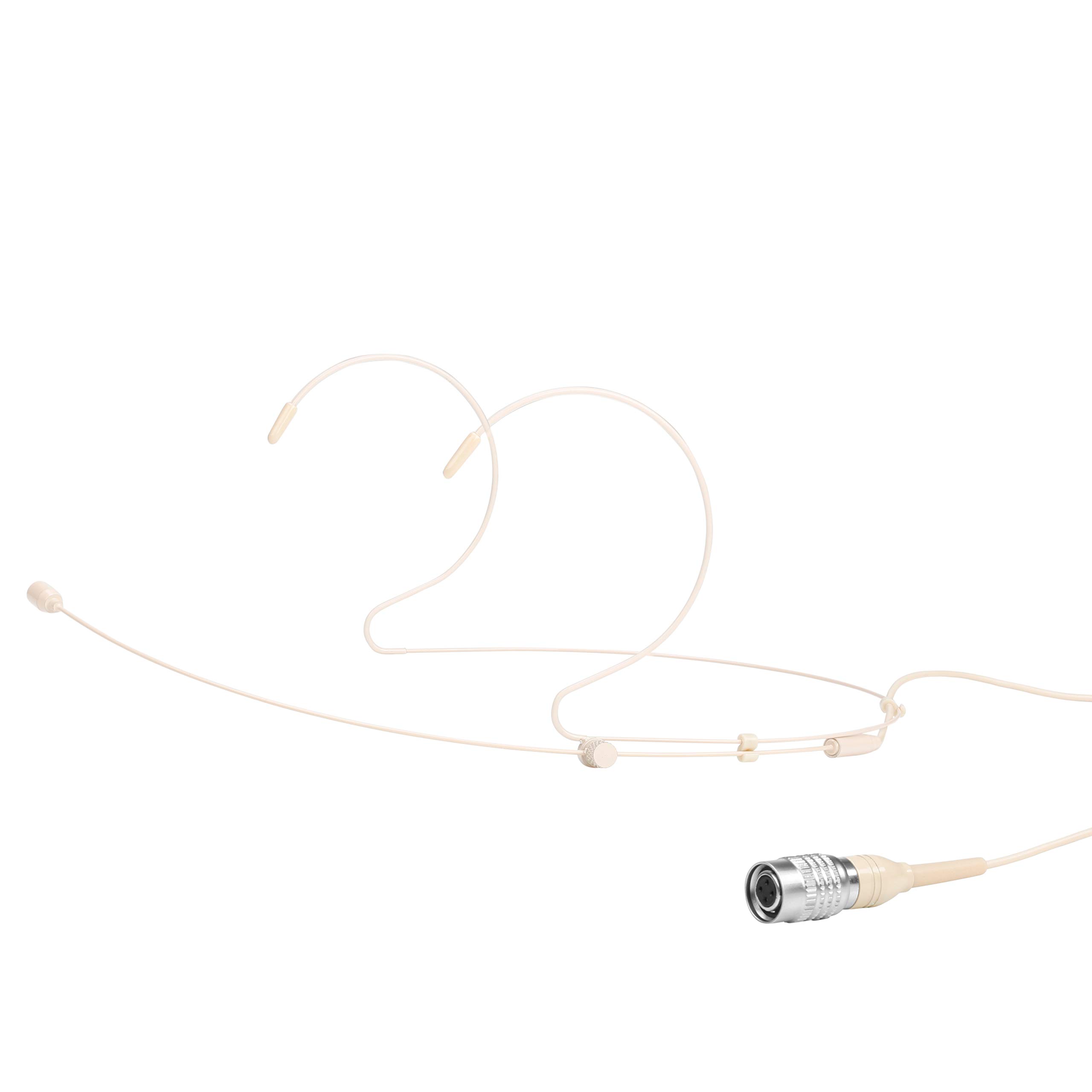 Saramonic DK6C Lightweight Omnidirectional Headset Mic for Audio-Technica UniPak Wireless - 4-Pin Hirose Locking Connector | Perfect for Podcasting, Live Streaming & Broadcast Professionals