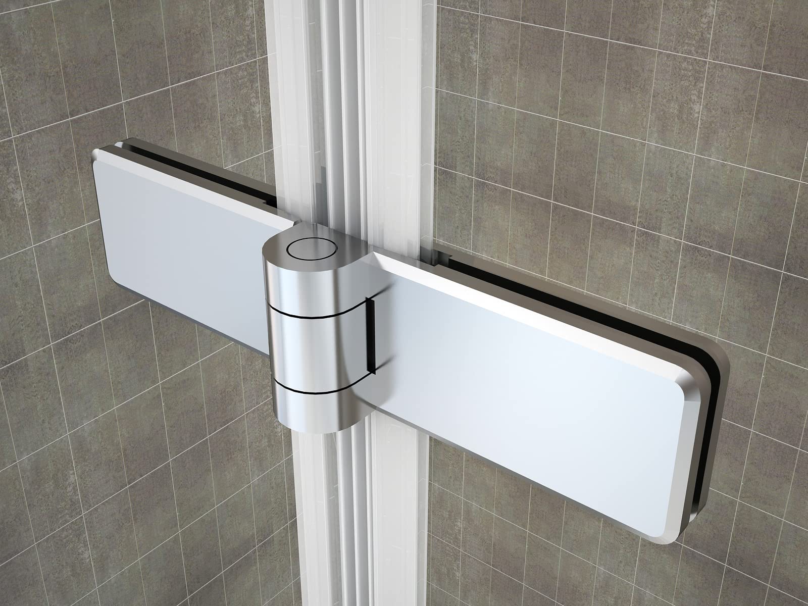 Frameless Single Folding Shower Door Enclosure - 6mm ESG Tempered Safety Glass - Clear Glass Bathroom Upgrade for Small Spaces - Perfect for Apartments, Tiny Homes & Modern Bathrooms