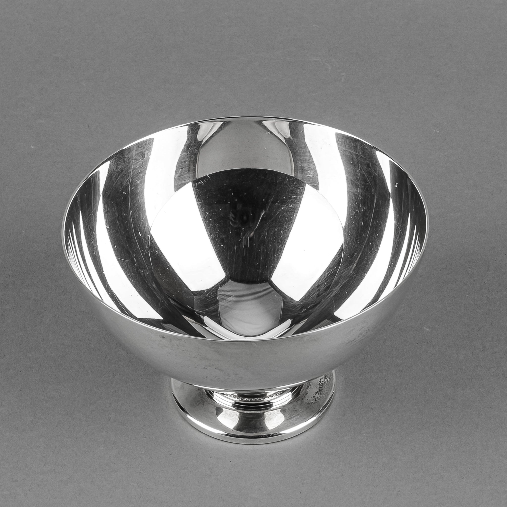 Sterling Silver Footed Bowl - Elegant & Durable Handcrafted Serving Bowl for Desserts, Salads, and Fruit | Perfect for Dining, Entertaining, and Home Decor