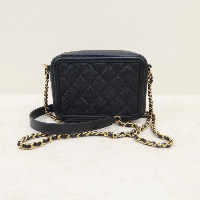 Chanel Small Vanity Case Black Leather Crossbody Bag - Luxury Designer Handbag for Women | Perfect for Evening Parties, Date Nights & Special Occasions