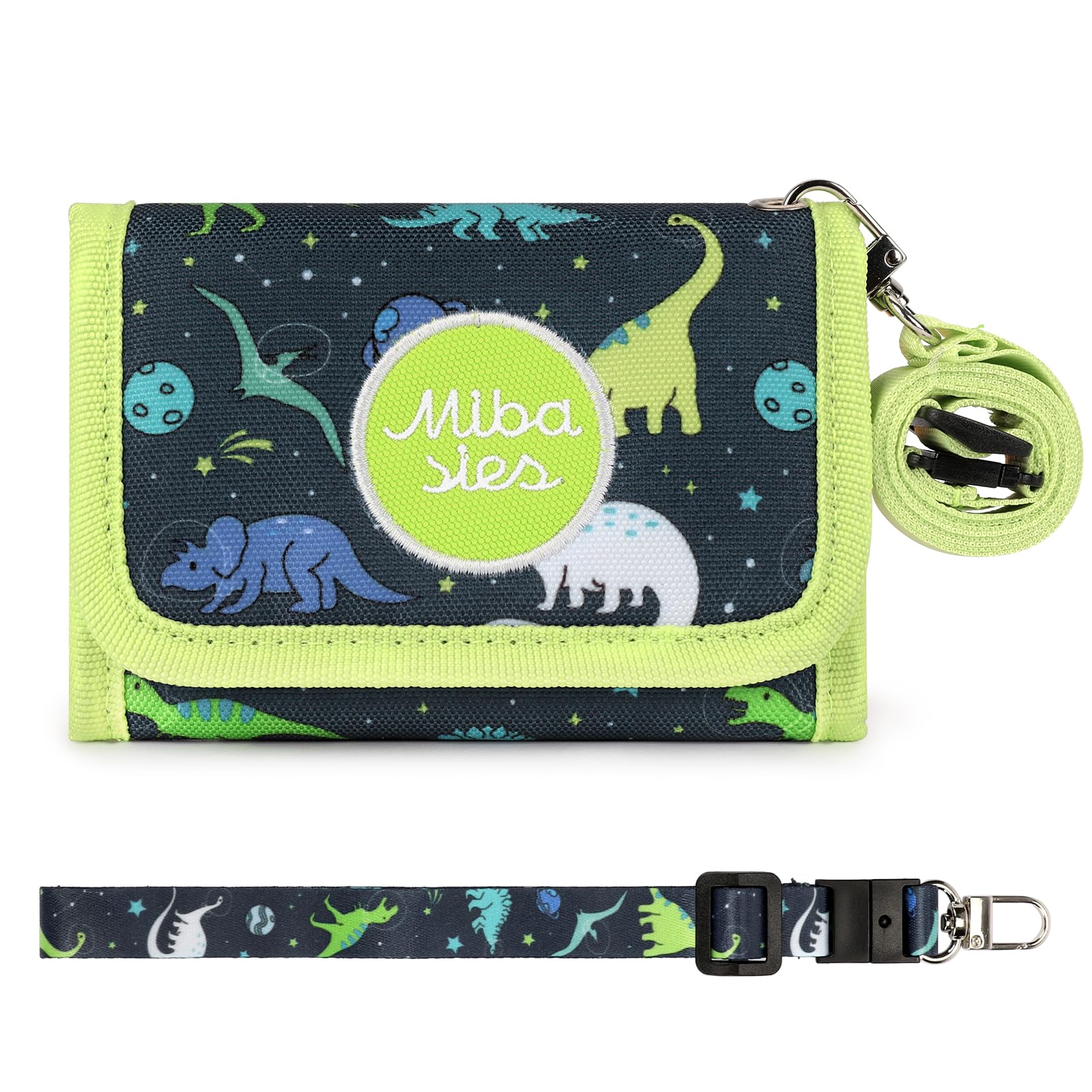 Dinosaur Wallet for Boys 3-8 - Kids Trifold Wallet Gift for School & Travel