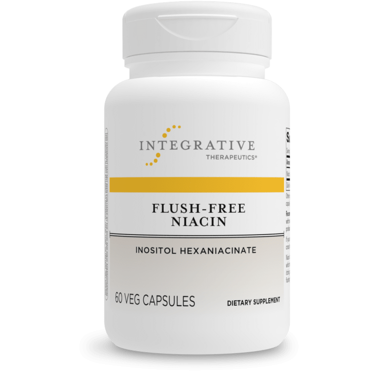 Flush-Free Niacin Supplement 500mg - Non-Flushing Vitamin B3 for Heart & Cholesterol Support - Supports Healthy Circulation & Energy - Ideal for Daily Wellness & Cardiovascular Health