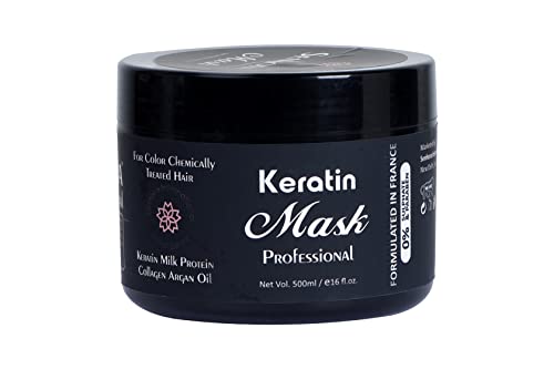Professional Keratin Milk Protein & Collagen Hair Mask with Argan Oil - Deep Conditioning Treatment for Healthy, Strong & Shiny Hair Growth (1000ml) - Perfect for Damaged, Dry & Frizzy Hair at Home Salon Care